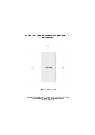 Floorplan - Adriaen Blockstraat 40E, 1363 LT Almere